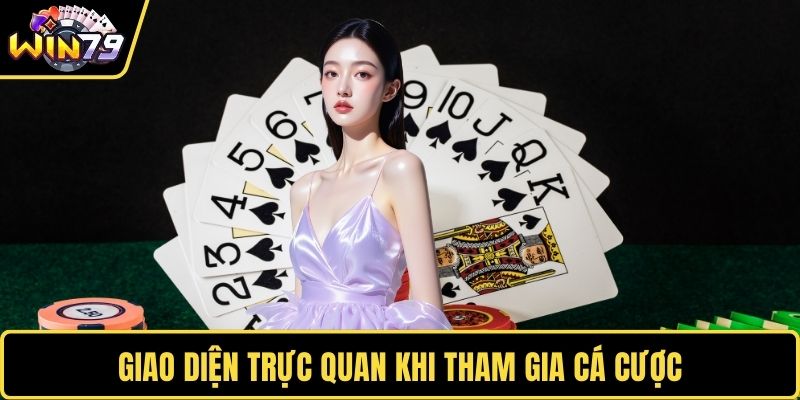 Giao diện trực quan khi tham gia cá cược
